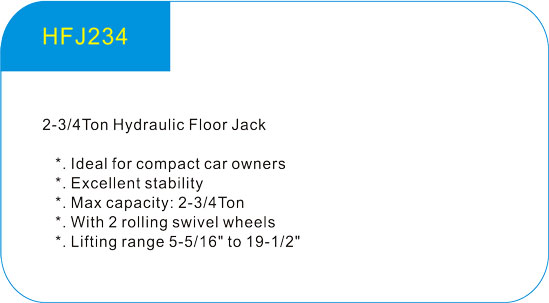  2-3/4Ton Hydraulic Floor Jack